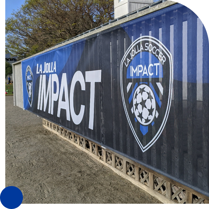 Custom outdoor banner