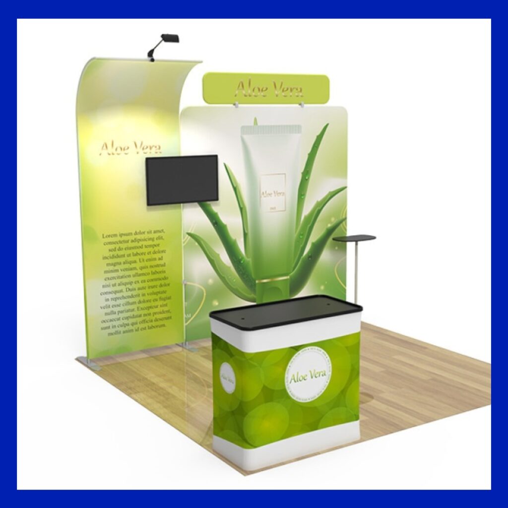 image of a trade show booth