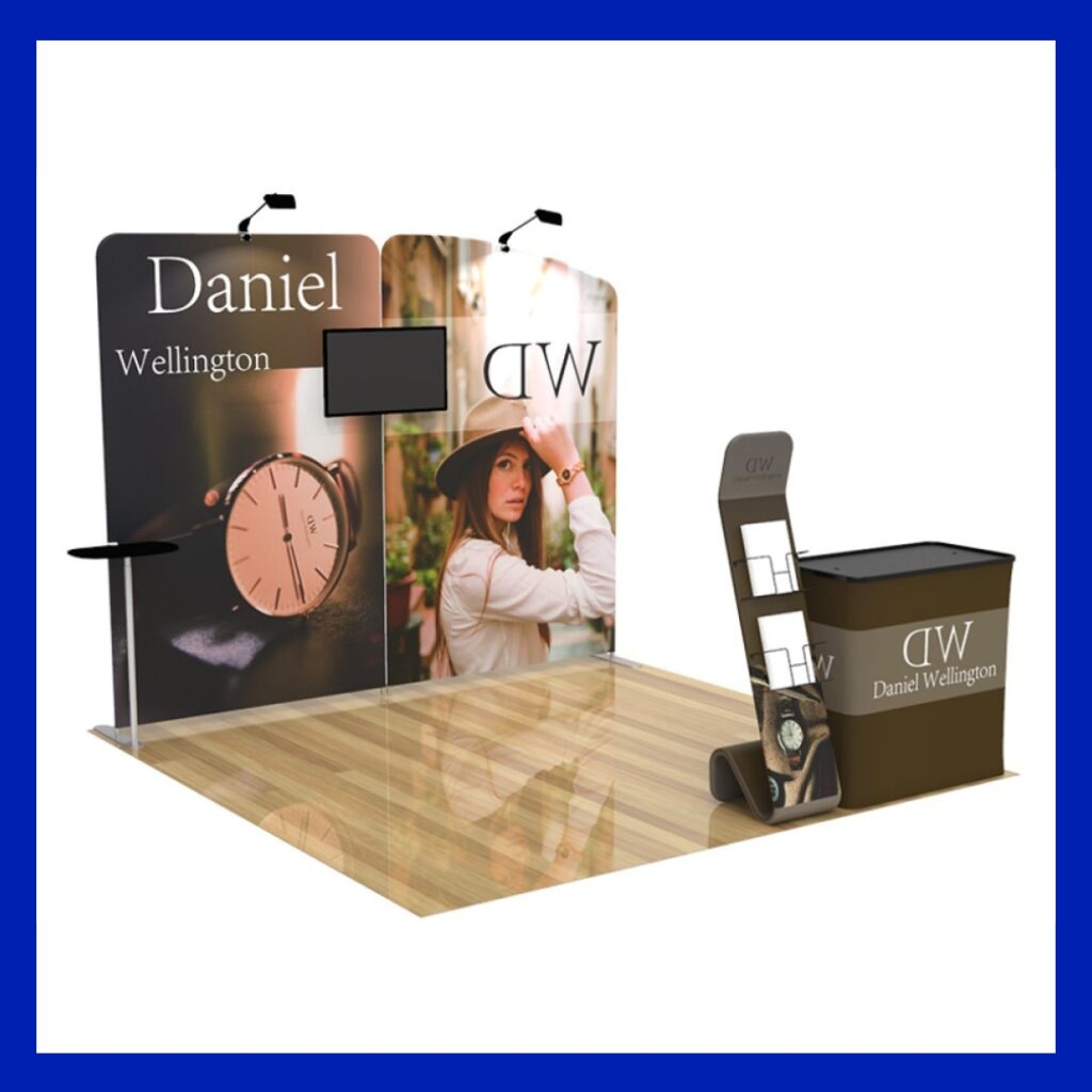 image of a trade show booth